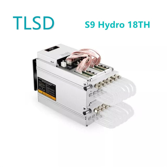 TLSD begagnad Bitmain Antminer S9 Hydro 18TH låg strömförbrukning Asic Miner