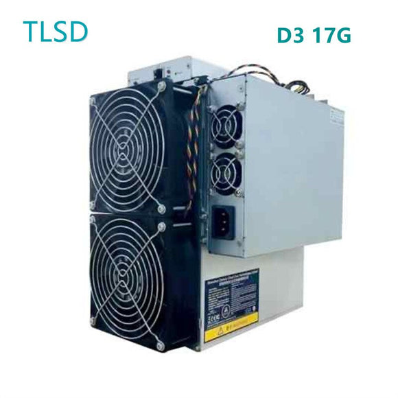 TLSD använd Antminer D3 17G Bitcoin gruvmaskin med strömförsörjning