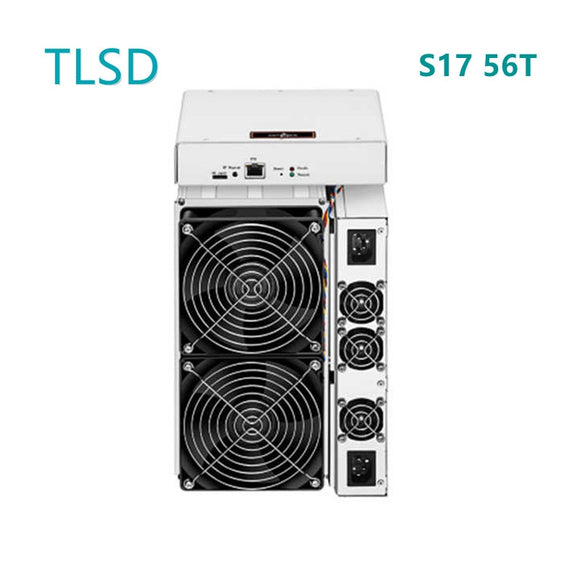 TLSD använd Antminer S17 56T Bitcoin gruvmaskin med strömförsörjning