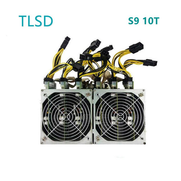 TLSD använd Antminer S9 10T Bitcoin gruvmaskin med strömförsörjning