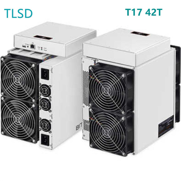 TLSD använd Antminer T17 42T Bitcoin gruvmaskin med strömförsörjning